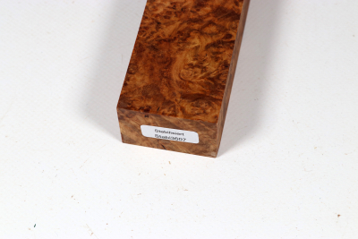 Knife Blank Amboyna Burl stabilized - Stabi3607