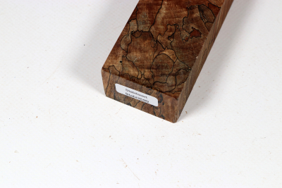 Knife Blank Apple Tree spalted X-Cut stabilized - Stabi3599