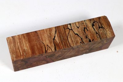 Knife Blank Apple Tree spalted X-Cut stabilized - Stabi3606
