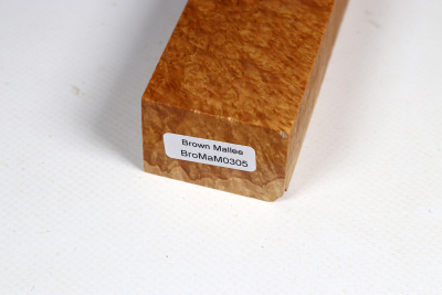 Messergriffblock Brown Mallee Maser - BroMaM0305