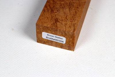 Messergriffblock Brown Mallee Maser - BroMaM0306