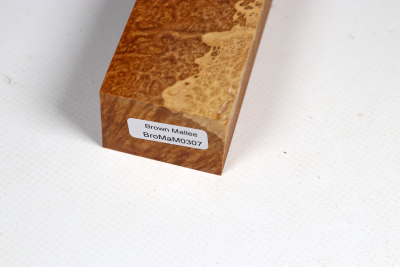 Messergriffblock Brown Mallee Maser - BroMaM0307