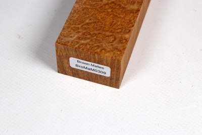 Messergriffblock Brown Mallee Maser - BroMaM0309