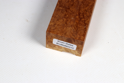 Messergriffblock Brown Mallee Maser - BroMaM0310
