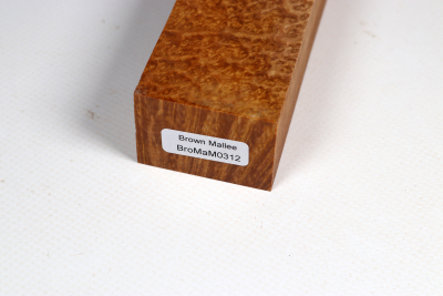 Messergriffblock Brown Mallee Maser - BroMaM0312