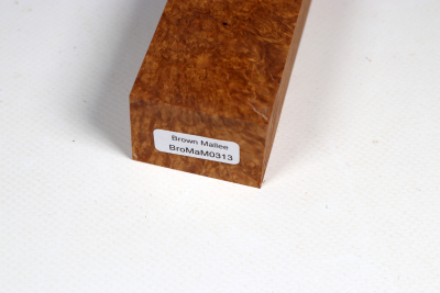 Knife Block Brown Mallee Burl - BroMaM0313