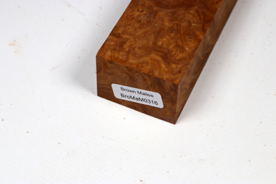 Knife Block Brown Mallee Burl - BroMaM0316