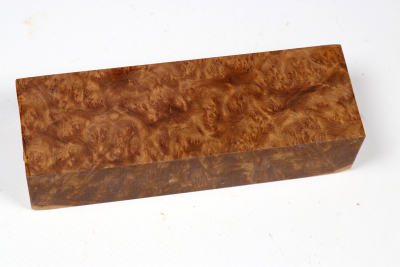 Messergriffblock Brown Mallee Maser - BroMaM0317