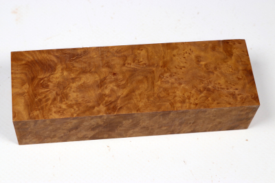 Messergriffblock Brown Mallee Maser - BroMaM0319