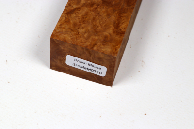 Messergriffblock Brown Mallee Maser - BroMaM0319