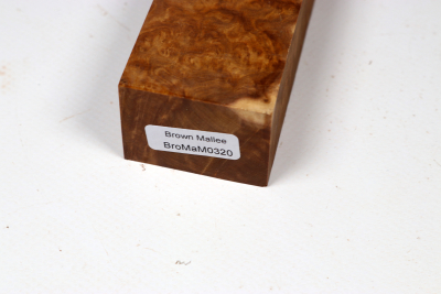 Knife Block Brown Mallee Burl - BroMaM0320