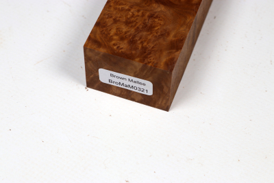 Messergriffblock Brown Mallee Maser - BroMaM0321