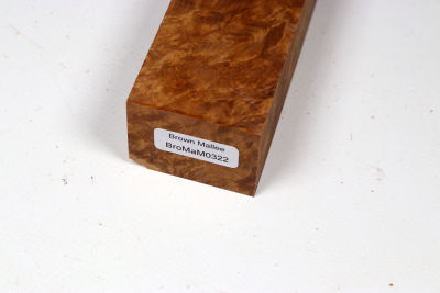 Messergriffblock Brown Mallee Maser - BroMaM0322