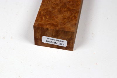 Messergriffblock Brown Mallee Maser - BroMaM0325