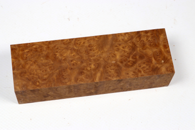 Messergriffblock Brown Mallee Maser - BroMaM0325
