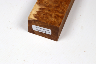 Messergriffblock Brown Mallee Maser - BroMaM0327