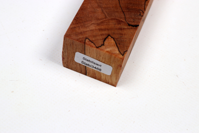 Messergriffblock Buche gestockt stabilisiert XCut - Stabi3468