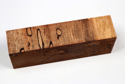 Knife Blank Beech spalted stabilized XCut - Stabi3469