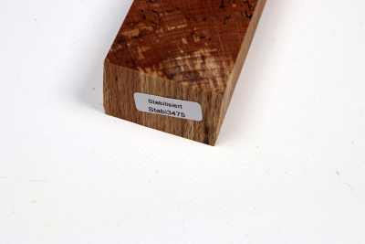 Messergriffblock Buche gestockt stabilisiert XCut - Stabi3475