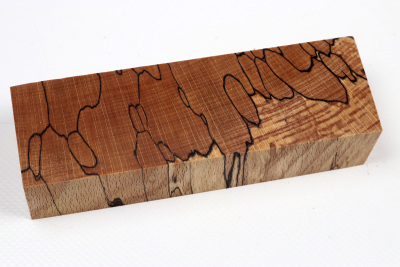 Knife Blank Beech spalted stabilized XCut - Stabi3476