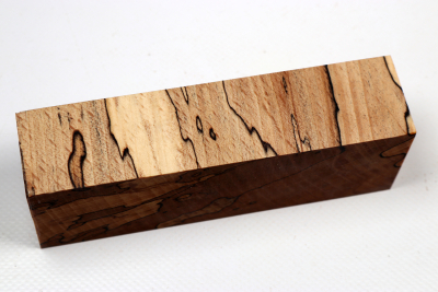 Knife Blank Beech spalted stabilized XCut - Stabi3482