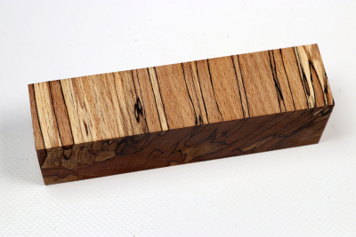 Knife Blank Beech spalted stabilized XCut - Stabi3483
