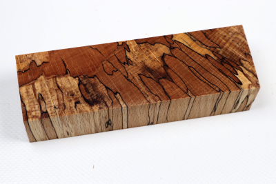 Knife Blank Beech spalted stabilized XCut - Stabi3483