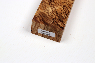 Messergriffblock Buche gestockt stabilisiert XCut - Stabi3485