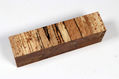 Knife Blank Beech spalted stabilized XCut - Stabi3767