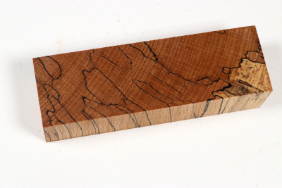 Knife Blank Beech spalted stabilized XCut - Stabi3769