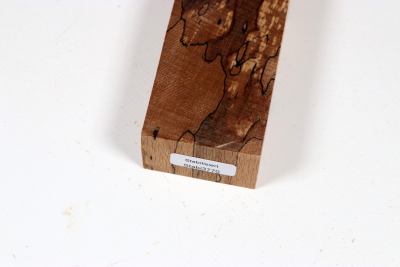 Knife Blank Beech spalted stabilized XCut - Stabi3770