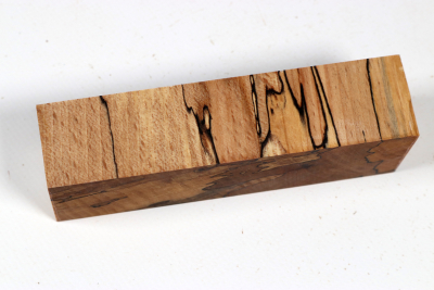 Knife Blank Beech spalted stabilized XCut - Stabi3773