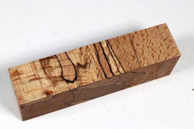 Messergriffblock Buche gestockt stabilisiert XCut - Stabi3786