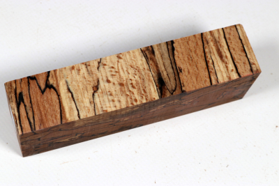 Knife Blank Beech spalted stabilized XCut - Stabi3787