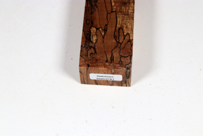 Knife Blank Beech spalted stabilized XCut - Stabi3787