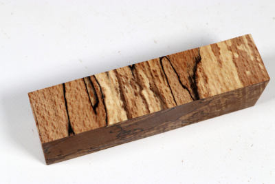 Knife Blank Beech spalted stabilized XCut - Stabi3789