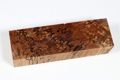 Knife Blank Beech spalted stabilized XCut - Stabi3790