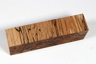 Knife Blank Beech spalted stabilized XCut - Stabi3790