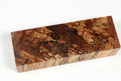 Messergriffblock Buche gestockt stabilisiert XCut - Stabi3796