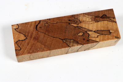 Knife Blank Beech spalted stabilized XCut - Stabi3802