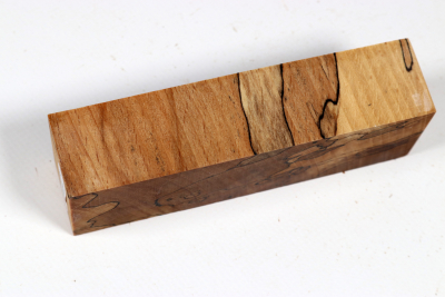 Knife Blank Beech spalted stabilized XCut - Stabi3802