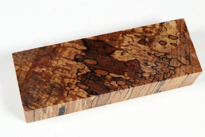 Knife Blank Beech spalted stabilized XCut - Stabi3803