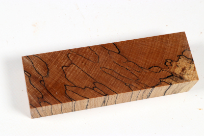 Knife Blank Beech spalted stabilized XCut - Stabi3804