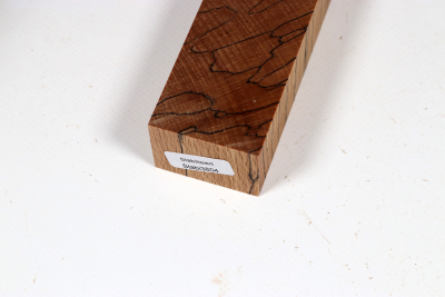 Knife Blank Beech spalted stabilized XCut - Stabi3804
