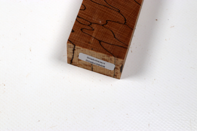 Knife Blank Beech spalted stabilized XCut - Stabi3868