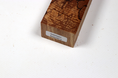 Knife Blank Beech spalted stabilized XCut - Stabi3872