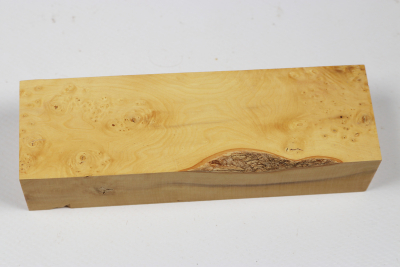 Knife Block Boxwood Burl - Buchs0520
