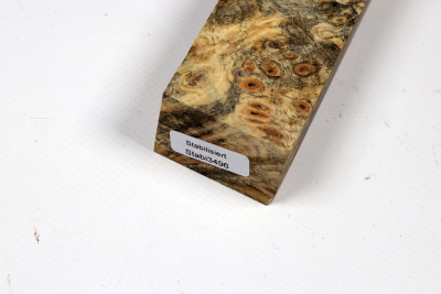 Messergriffblock Buckeye Burl stabilisiert - Stabi3496