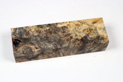 Knife Blank Buckeye Burl stabilized - Stabi3498