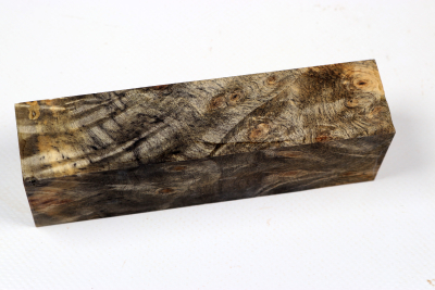 Messergriffblock Buckeye Burl stabilisiert - Stabi3500